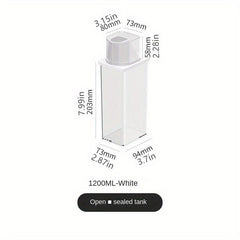 Large Capacity Airtight Rice Dispenser Keeps Food Fresh & Secure