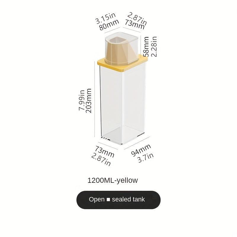 Large Capacity Airtight Rice Dispenser Keeps Food Fresh & Secure