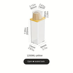 Large Capacity Airtight Rice Dispenser Keeps Food Fresh & Secure