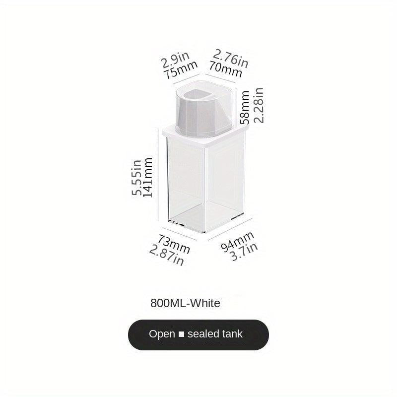 Large Capacity Airtight Rice Dispenser Keeps Food Fresh & Secure