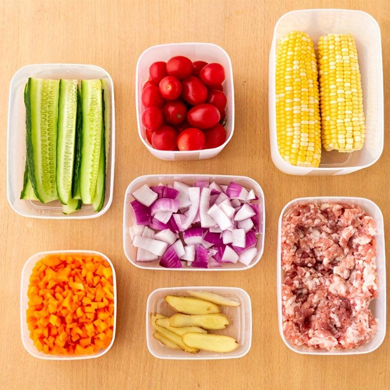 3pcs Plastic Refrigerator Dumplings Box Food Storage Sealed Kitchen Containers