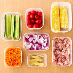 3pcs Plastic Refrigerator Dumplings Box Food Storage Sealed Kitchen Containers