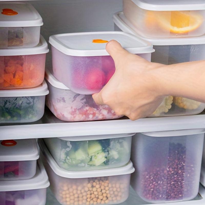 3pcs Plastic Refrigerator Dumplings Box Food Storage Sealed Kitchen Containers