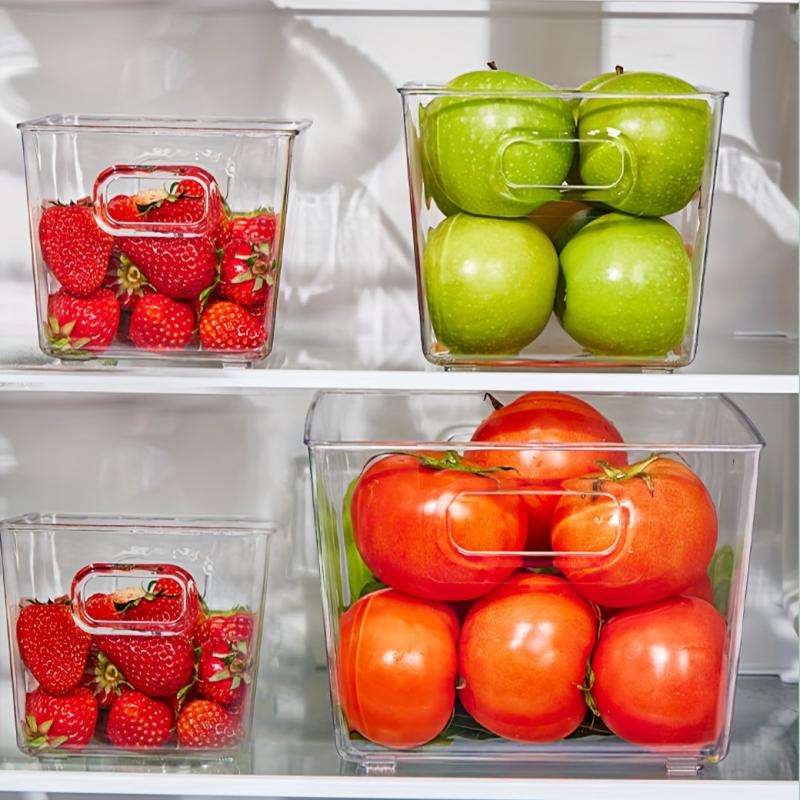 Refrigerator Organizer Bin Clear Plastic Bins For Fridge