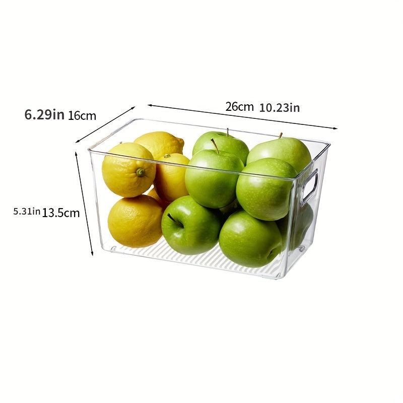Refrigerator Organizer Bin Clear Plastic Bins For Fridge