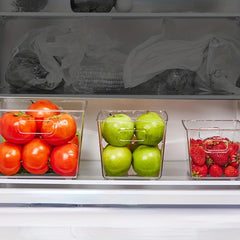 Refrigerator Organizer Bin Clear Plastic Bins For Fridge
