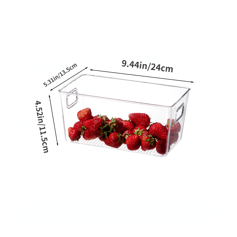 Refrigerator Organizer Bin Clear Plastic Bins For Fridge