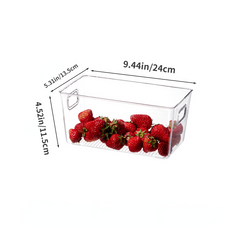 Refrigerator Organizer Bin Clear Plastic Bins For Fridge