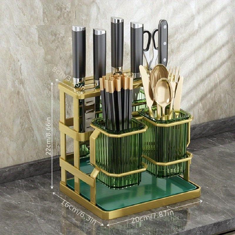 Wall Mounted Chopsticks Holder Transparent Storage Box