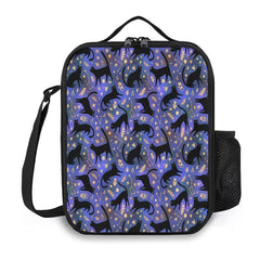 3D Space Cat Lunch Bag Tote Waterproof Insulated Organizer Cooler Bag