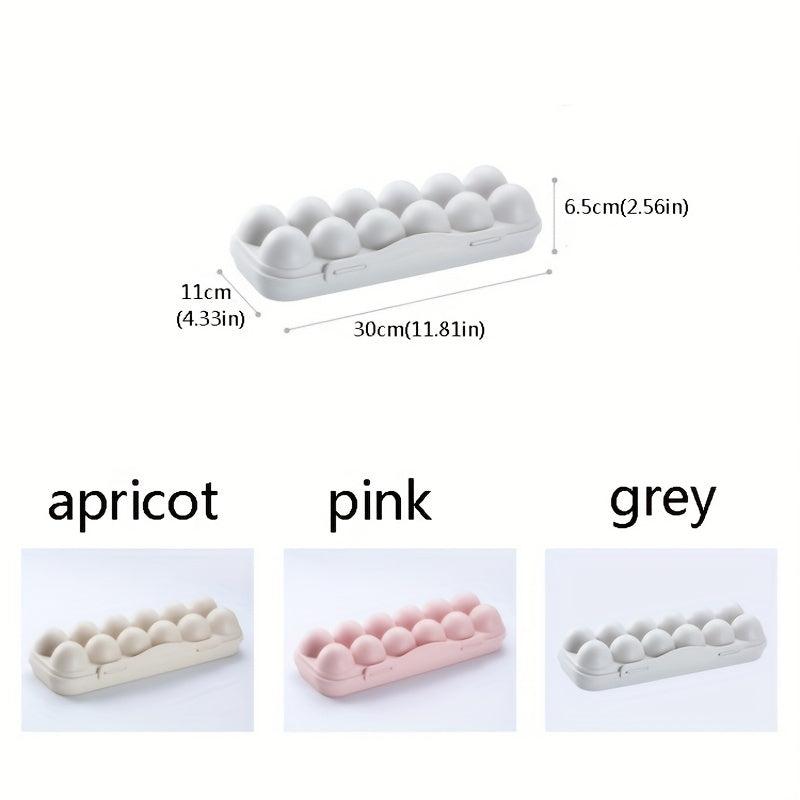 3pcs Egg Storage Box for 12 Eggs Leak Proof Plastic Stackable Hand Wash