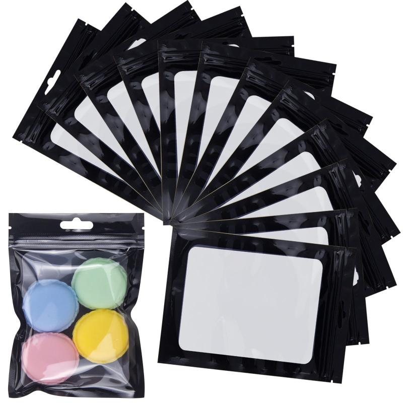 100pcs Scented Storage Bags with Transparent Window - 4 Sizes