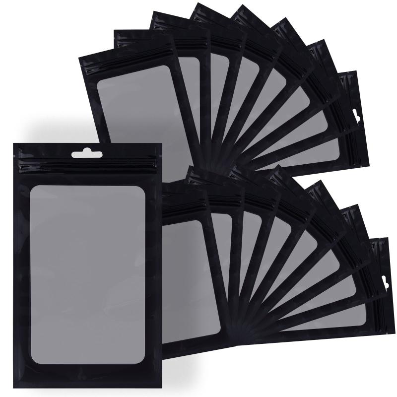 100pcs Scented Storage Bags with Transparent Window - 4 Sizes