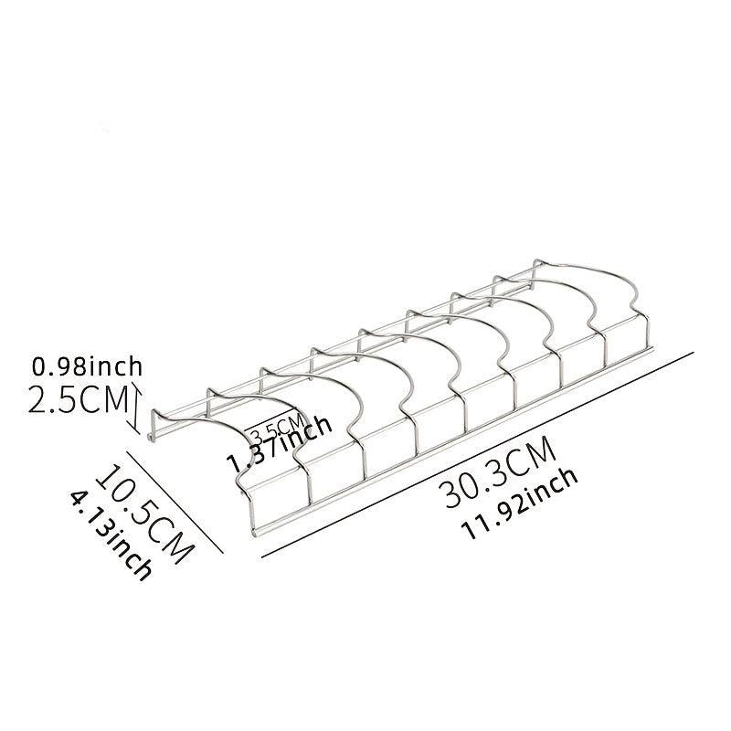 Stainless Steel Dish Rack Kitchen Storage Drying Bowl Plate Rack