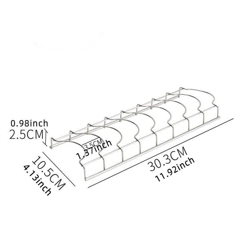 Stainless Steel Dish Rack Kitchen Storage Drying Bowl Plate Rack