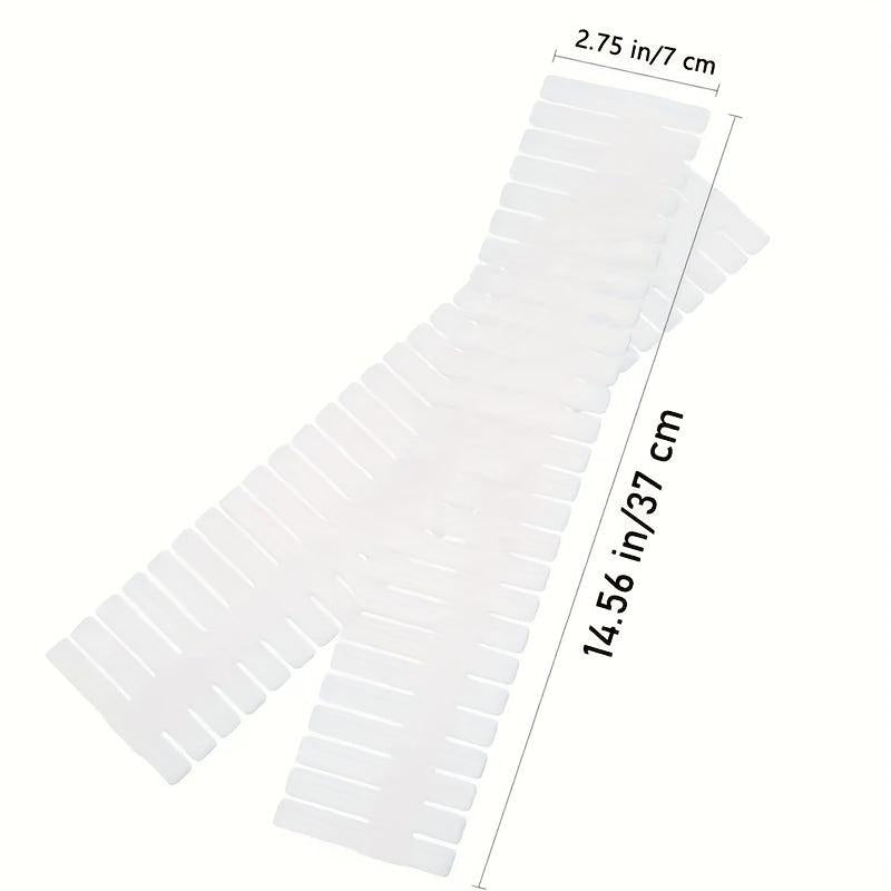 8pcs Adjustable Drawer Dividers for Clothes Underwear Makeup Kitchen Utensils