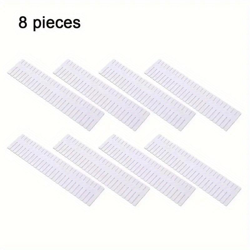 8pcs Adjustable Drawer Dividers for Clothes Underwear Makeup Kitchen Utensils