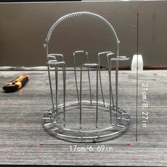 1pc Water Glass Rack Wine Rack Holder Stand Kitchen Countertop Tabletop