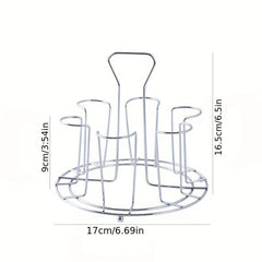 1pc Water Glass Rack Wine Rack Holder Stand Kitchen Countertop Tabletop