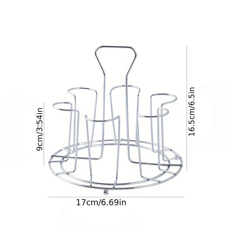 1pc Water Glass Rack Wine Rack Holder Stand Kitchen Countertop Tabletop