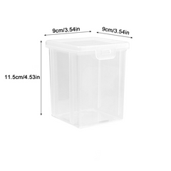 Airtight Food Storage Container for Spice Cereal Rice Flour Oats with Lid