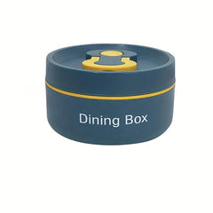 Stainless Steel Lunch Box with Fork and Spoon, Microwave Safe Bento Box