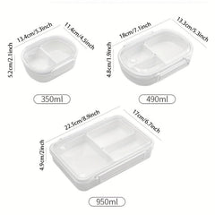 1pc Food Storage Containers Reusable Divided Fruit Boxes Portable
