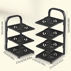 Adjustable Pan Organizer Rack For Kitchen