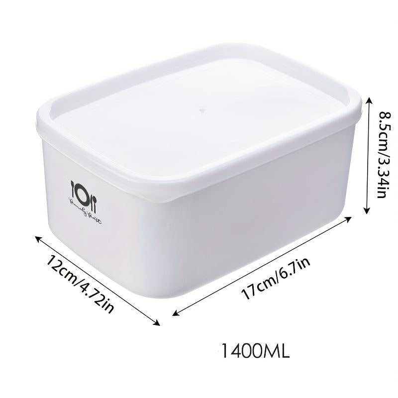 Stackable Refrigerator Organizer Bins - Wide Mouth PP Square Food Box