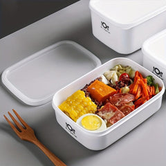 Stackable Refrigerator Organizer Bins - Wide Mouth PP Square Food Box