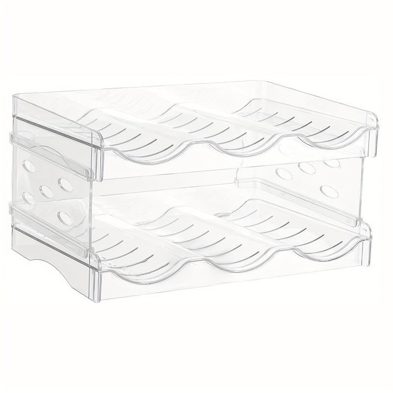 Water Bottle Organizer 2 Pack Stackable Cup Holder For Kitchen Pantry Fridge Cab