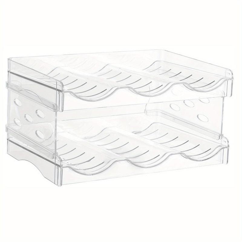 Water Bottle Organizer 2 Pack Stackable Cup Holder For Kitchen Pantry Fridge Cab