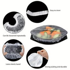 Reusable Stretch Lids for Fresh Keeping and Portable Food Storage