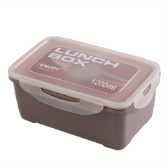 40oz Double Layer Lunch Box Leak Proof with Sauce Box Fork Spoon