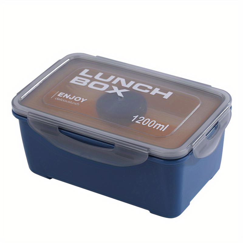 40oz Double Layer Lunch Box Leak Proof with Sauce Box Fork Spoon