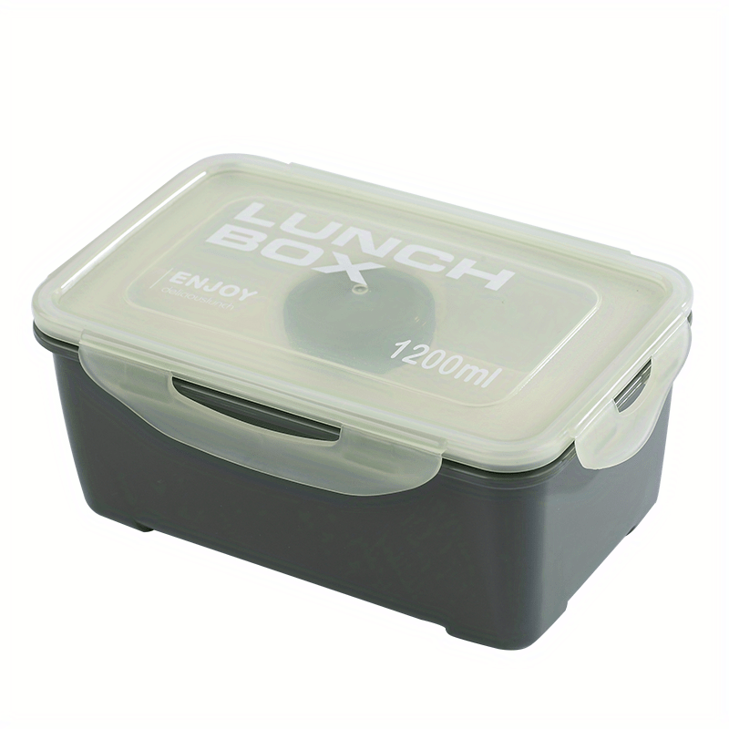 40oz Double Layer Lunch Box Leak Proof with Sauce Box Fork Spoon