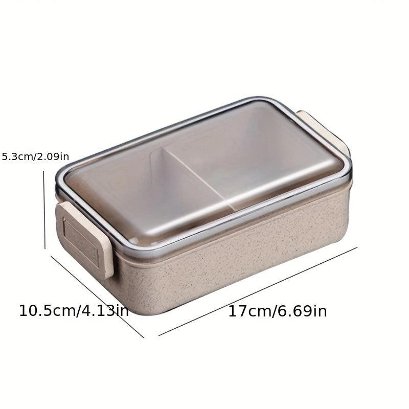 Leakproof Bento Box Container 1 2 Layer School Home Kit