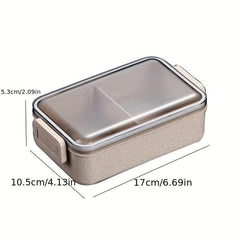 Leakproof Bento Box Container 1 2 Layer School Home Kit