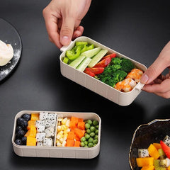 Leakproof Bento Box Container 1 2 Layer School Home Kit
