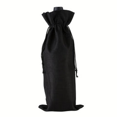 6pcs Wine Bottle Bags With Drawstring Twine Bundle Champagne Wine Packaging Bag
