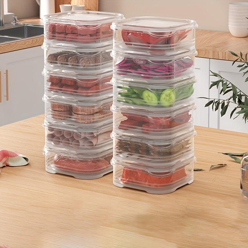 Plastic Refrigerator Storage Box Fresh Keeping Box Vegetable Crisper