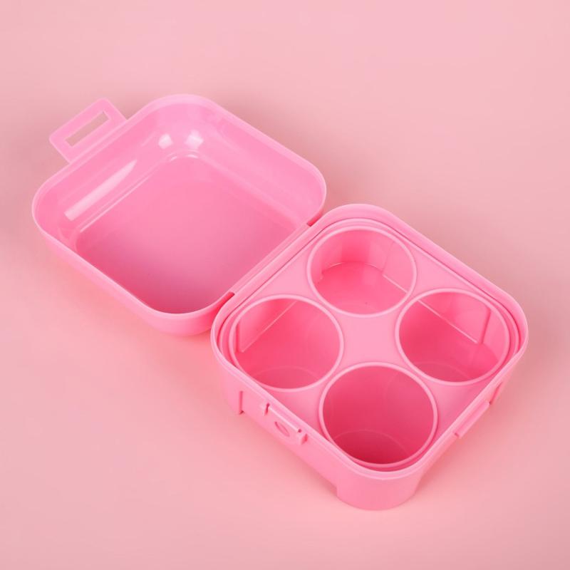 4 Grid Egg Storage Box Leak Proof Reusable Container Hand Wash