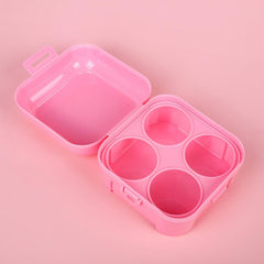 4 Grid Egg Storage Box Leak Proof Reusable Container Hand Wash