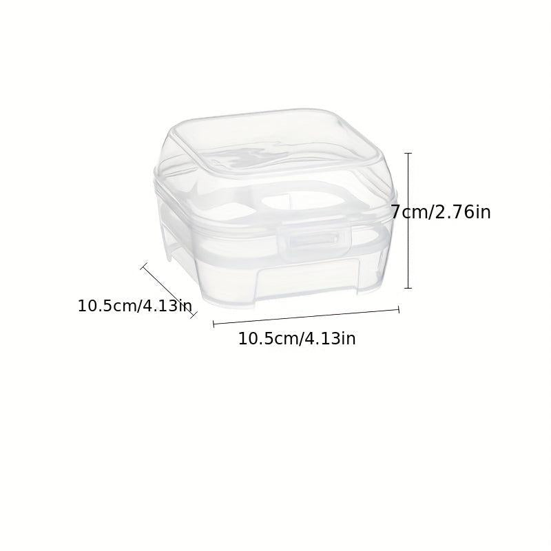 4 Grid Egg Storage Box Leak Proof Reusable Container Hand Wash