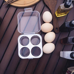 4 Grid Egg Storage Box Leak Proof Reusable Container Hand Wash