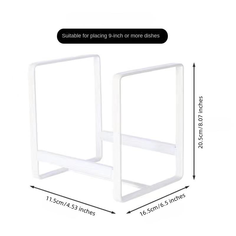 Large Capacity Bowl Dish Storage and Draining Rack Household Shelf