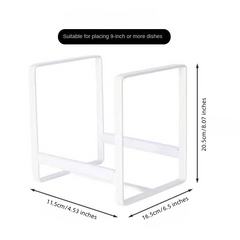Large Capacity Bowl Dish Storage and Draining Rack Household Shelf