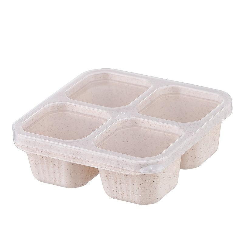 Wheat Straw Snack Container Leakproof Bento Box