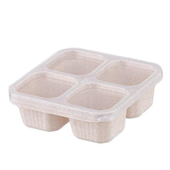 Wheat Straw Snack Container Leakproof Bento Box