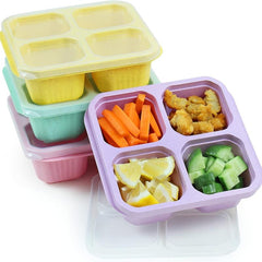 Wheat Straw Snack Container Leakproof Bento Box